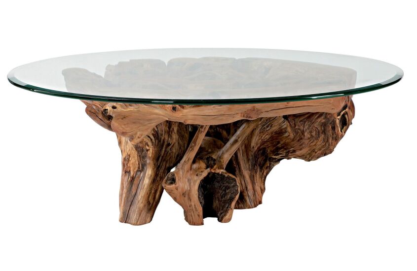 HIDDEN TREASURES-Root Ball Cocktail Table